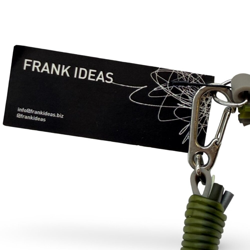 Frank Ideas Green Rubber Necklace NWT - Picture 2 of 10
